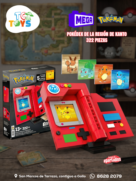 Mega Pokémon Pokédex de la Región de Kanto.