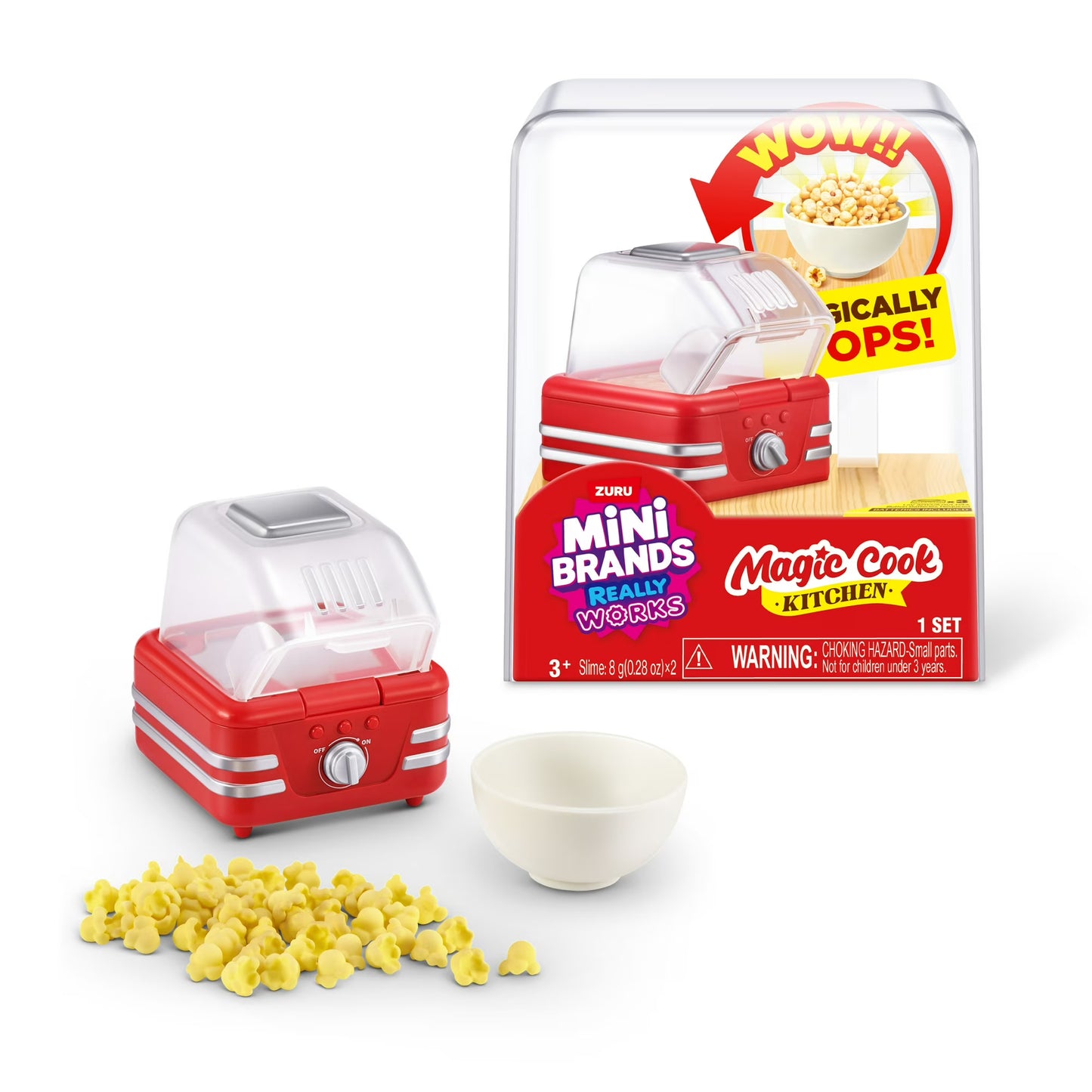 Zuru Mini Brands Cocina Magic Cook Maquina de Palomitas.