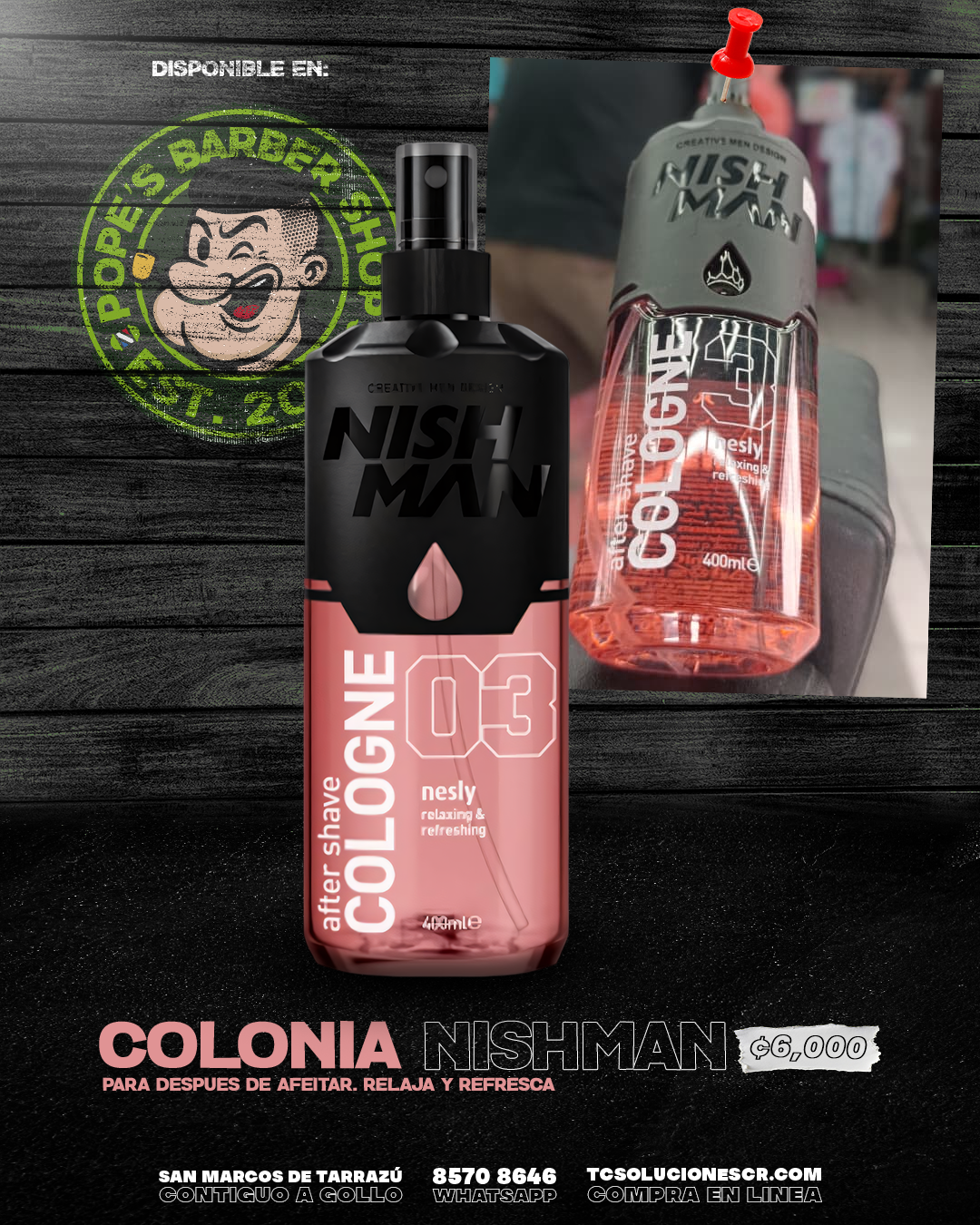 After Shave Cologne 3 Nesly.