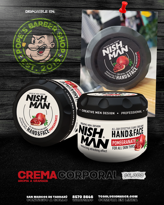 Crema para Piel Nish Man Pomegranate.