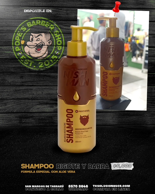 Shampoo Nish Man para Barba.