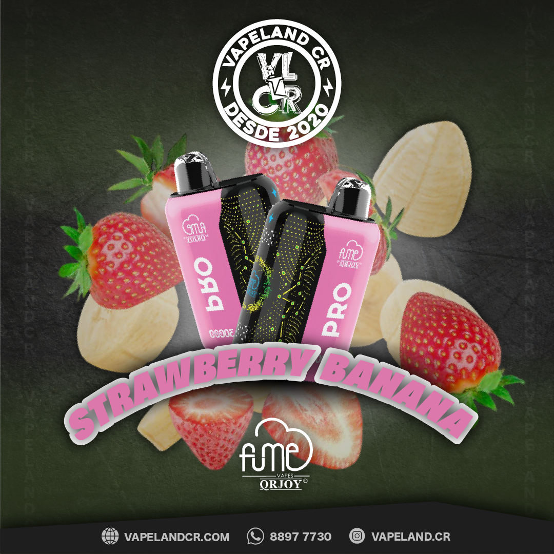 Fume Pro Strawberry Banana 30000 puffs.