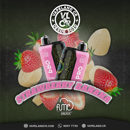 Fume Pro Strawberry Banana 30000 puffs.