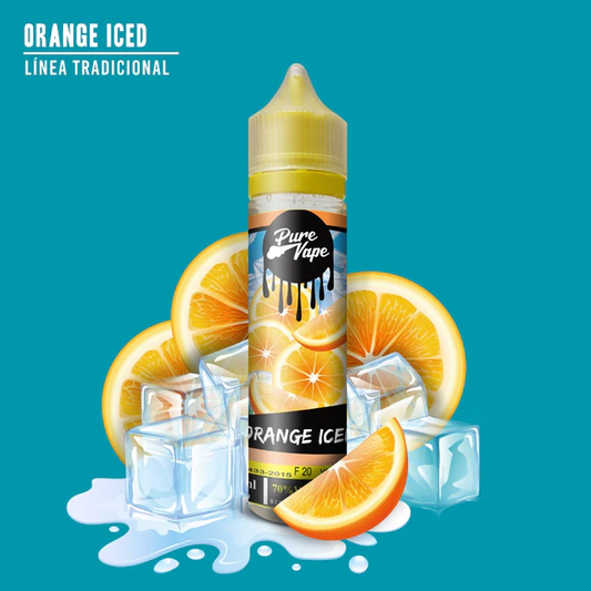 Pure Vape Orange Iced 120ml.