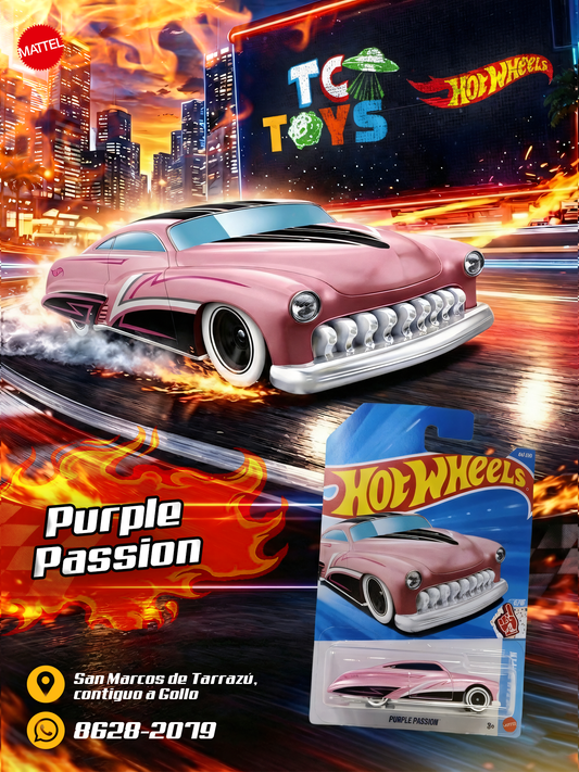 Hot Wheels Purple Passion Rosado.