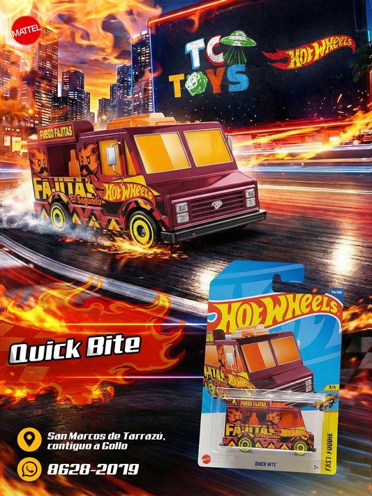 Hot Wheels Quick Bite Vino.