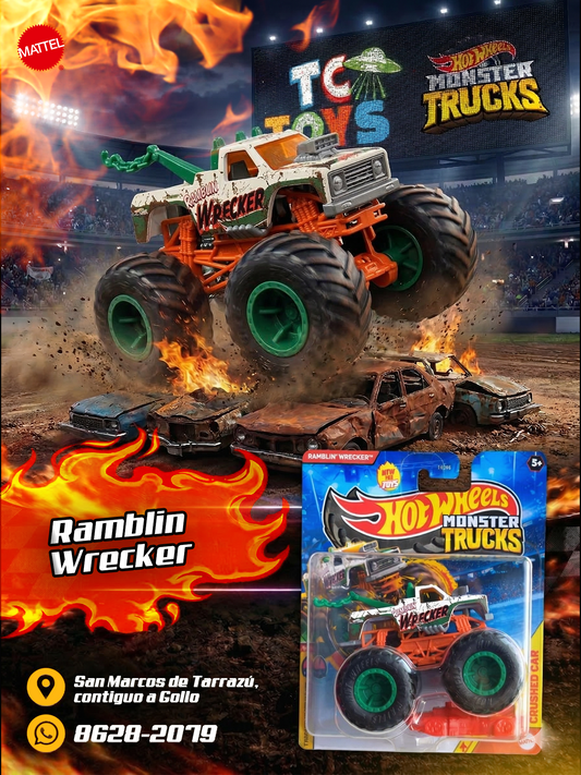 Hot Wheels Monster Trucks Ramblin Wrecker.