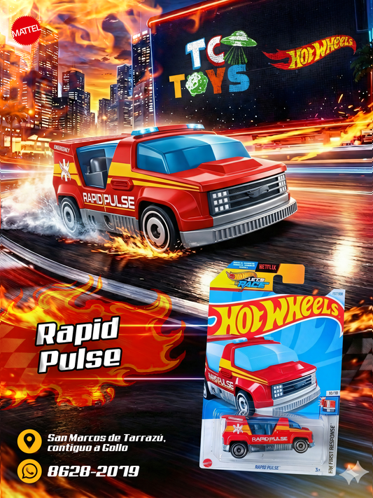Hot Wheels Rapid Pulse Rojo.