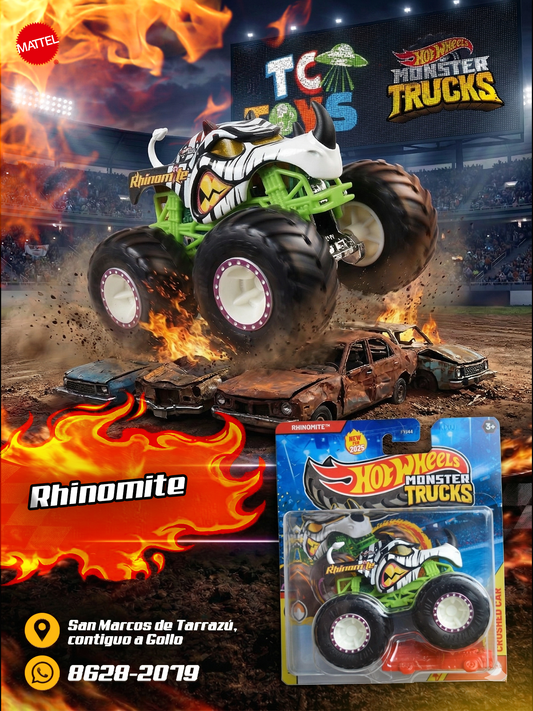 Hot Wheels Monster Trucks Rhinomite.