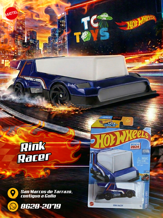 Hot Wheels Rink Racer Azul.