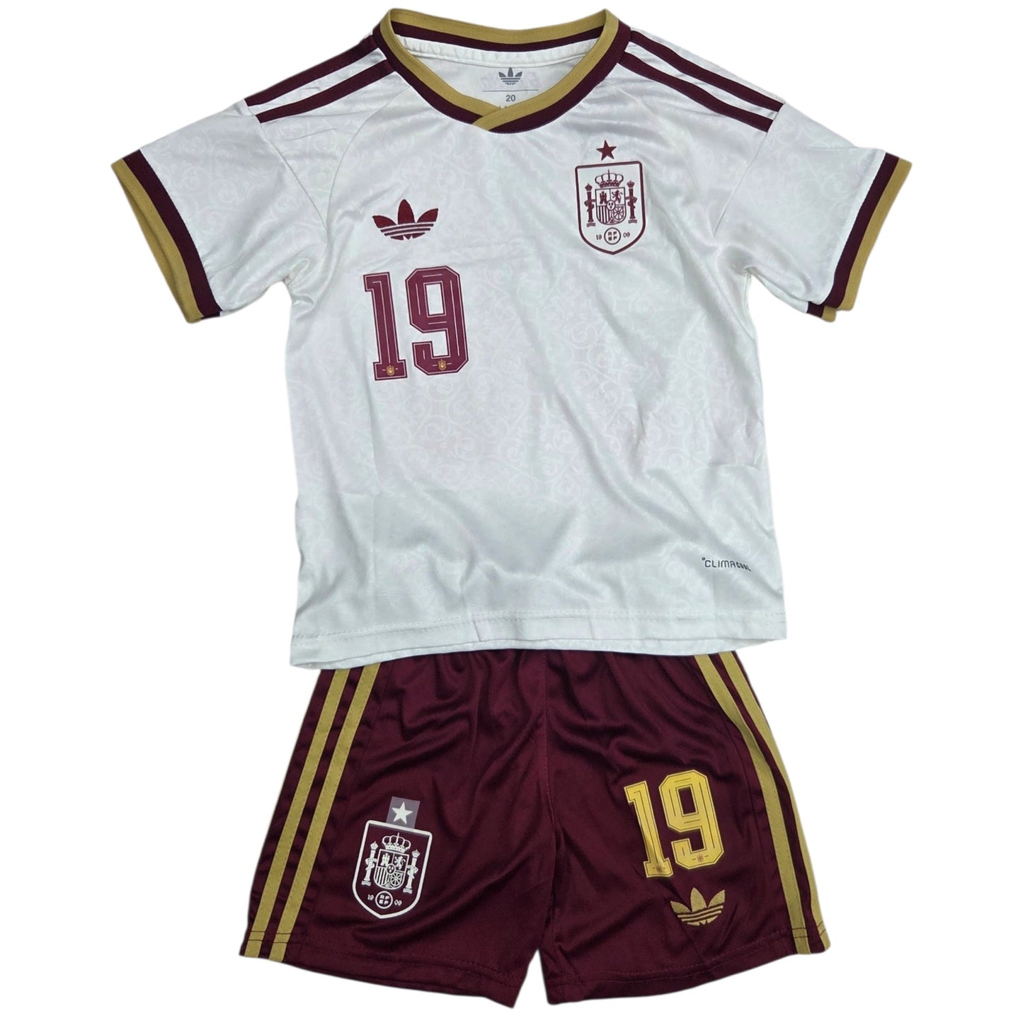 Conjunto de Niño España Visita 26-27 Lamine Yamal #19