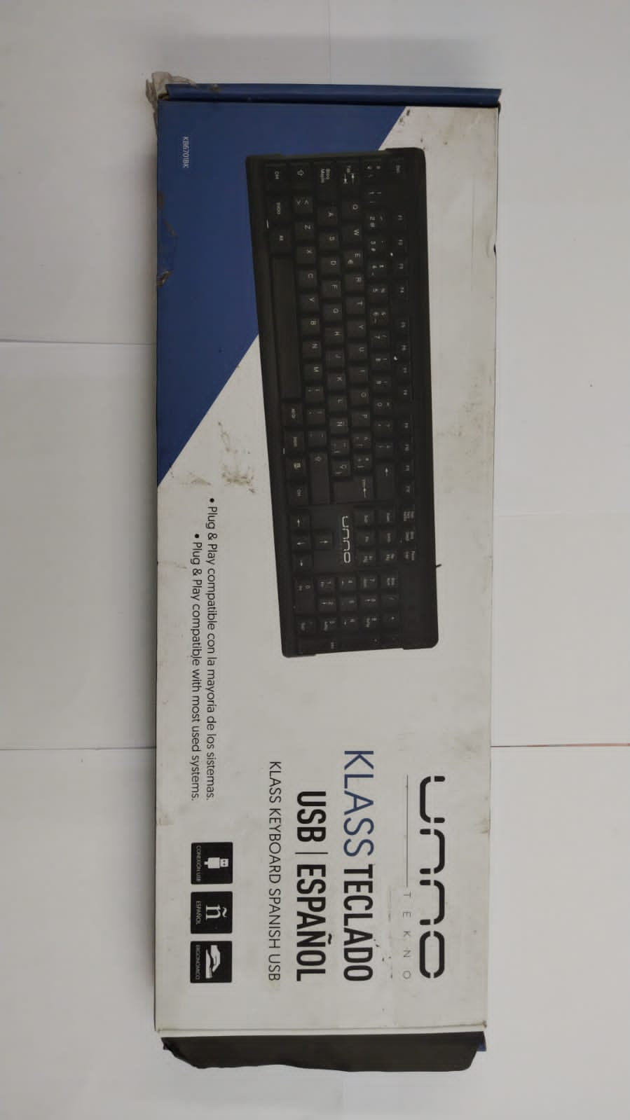 Teclado de oficina USB, UNNO TECKNO