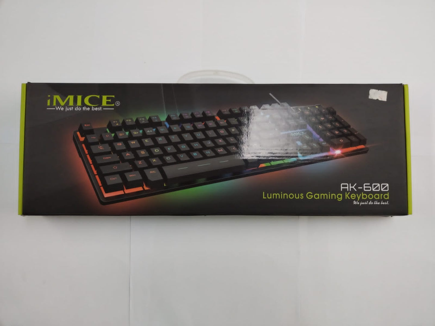 Teclado mecánico gaming RGB iMICE, modelo AK-600