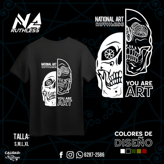 Camisa Blanca y Negra