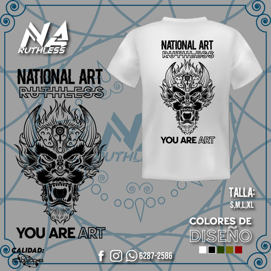 Camisa Blanca y Negra