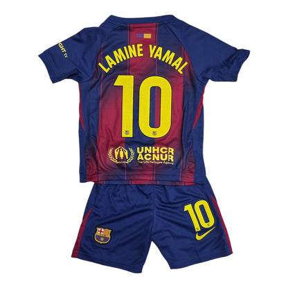 Conjunto de Niño FC Barcelona Local 25-26 Lamine Yamal #10