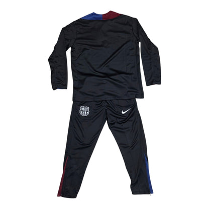 Conjunto Deportivo FC Barcelona Negro - Manga Larga + Buso