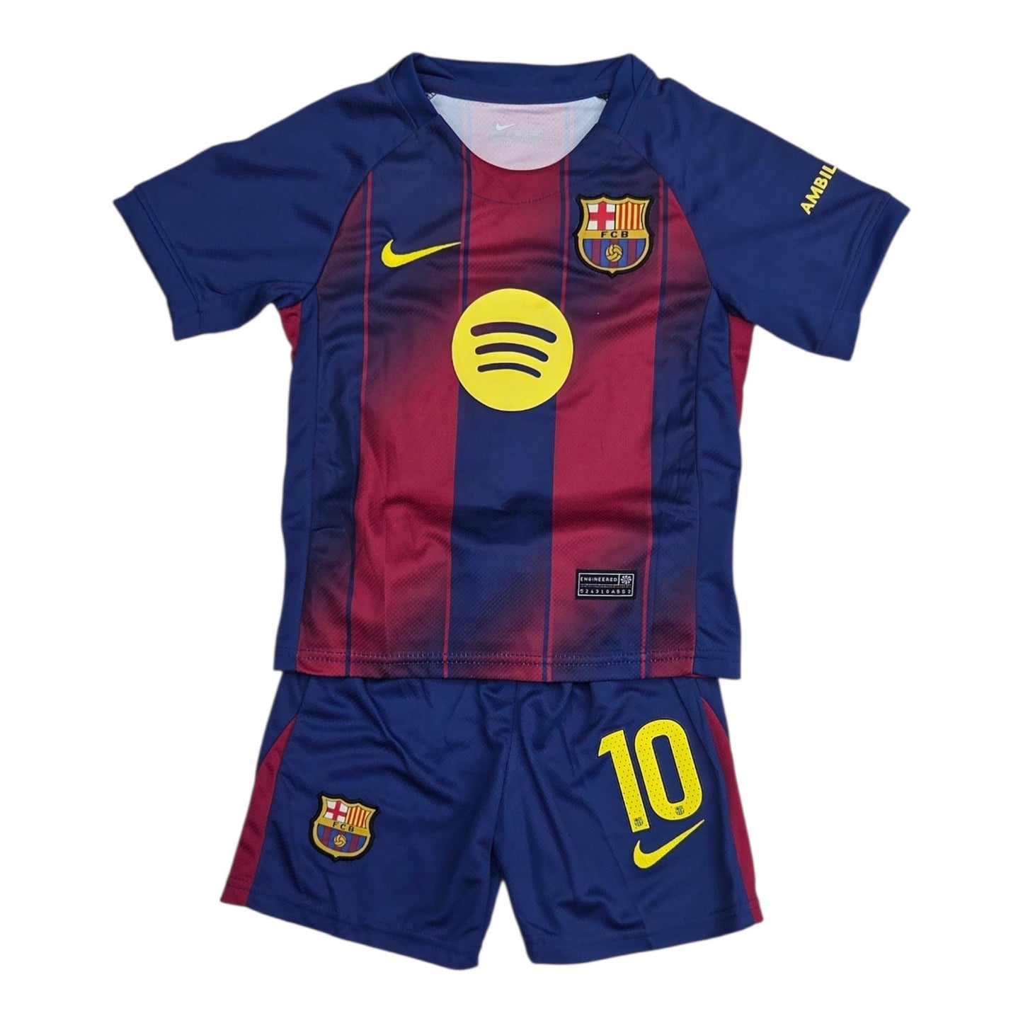 Conjunto de Niño FC Barcelona Local 25-26 Lamine Yamal #10