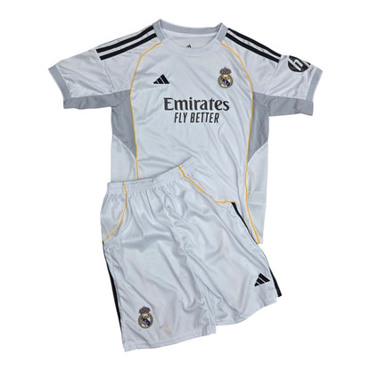 Conjunto de Niño Real Madrid Local 25-26 Liso