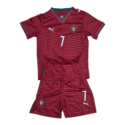 Conjunto de Niño Portugal Local 26-27 Ronaldo #7