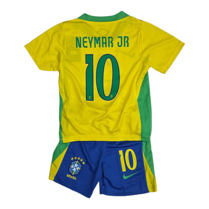 Conjunto de Niño Brasil Local 26-27 Neymar Jr #10