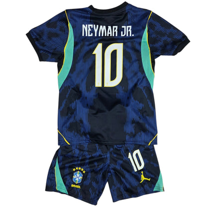 Conjunto de Niño Brasil Visita 26-27 Neymar Jr #10