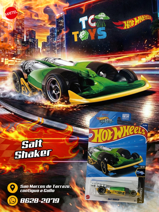 Hot Wheels Salt Shaker Verde.