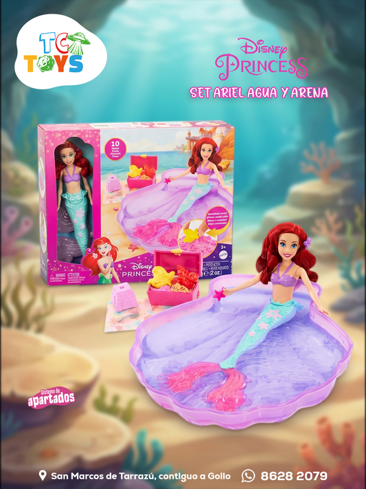 Ariel Agua y Arena Mattel.
