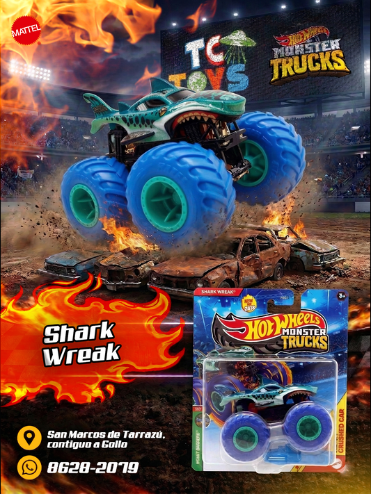 Hot Wheels Monster Trucks Shark Wreak.