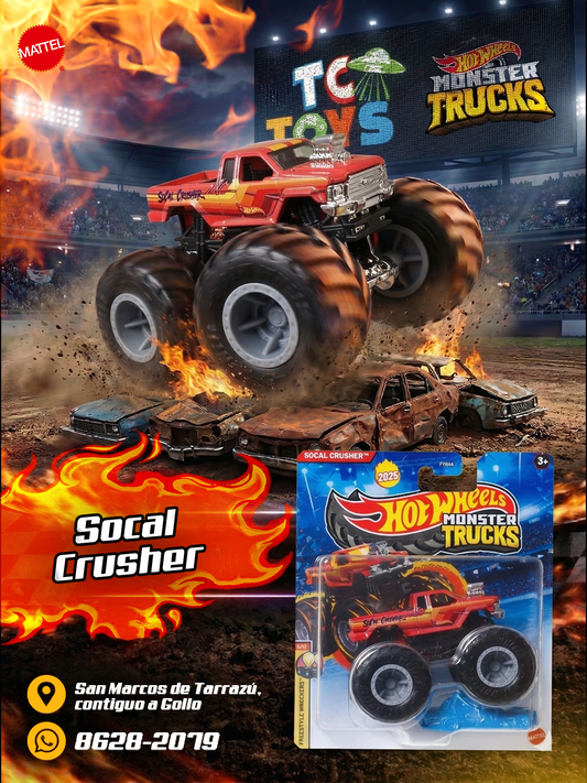 Hot Wheels Monster Trucks Socal Crusher.
