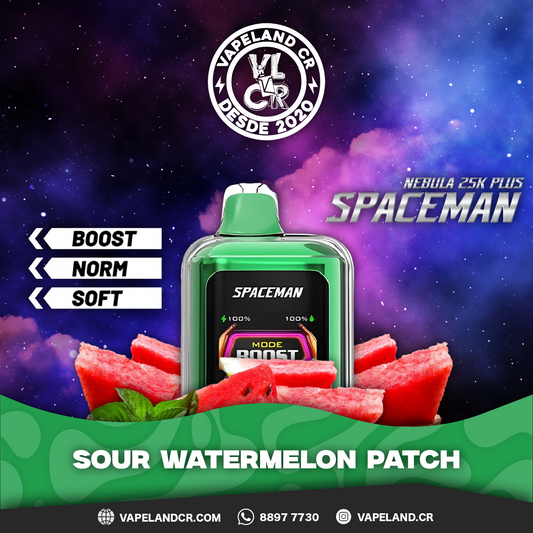 Smok Spaceman Nebula Sour Watermelon Patch 25000 puffs.
