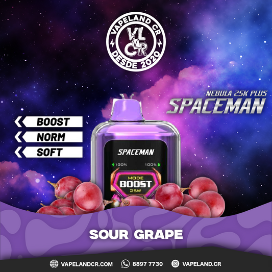 Smok Spaceman Nebula Sour Grape BG 25000 puffs.