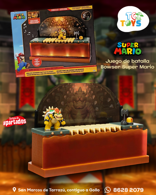 Juego de Batalla Deluxe Bowser Super Mario Jakks.