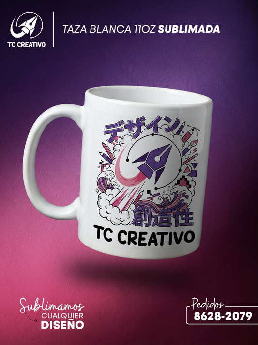 Taza Blanca 11oz Sublimada