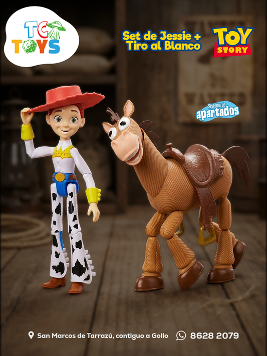 Toy Story 5 Disney Pixar Jessie y Tiro al Blanco Mattel.