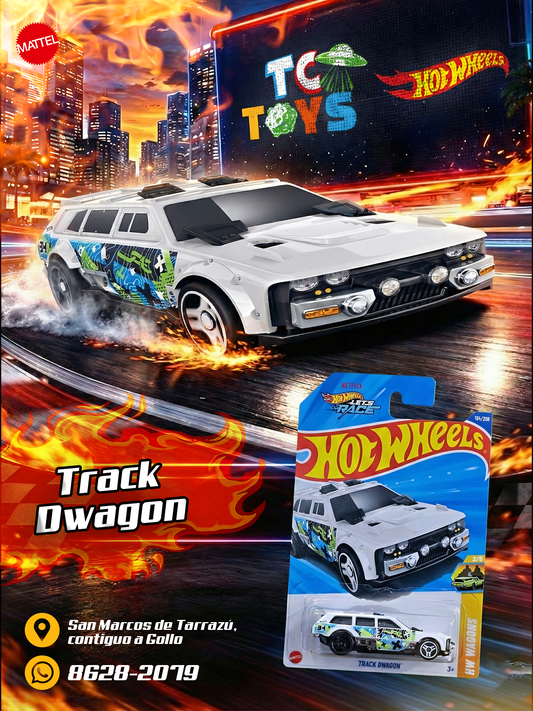 Hot Wheels Track Dwagon Blanco.