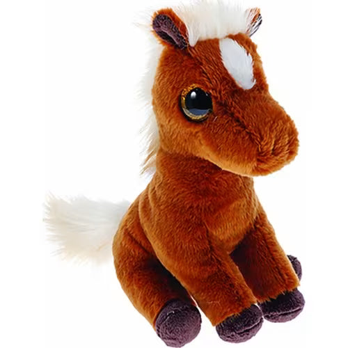 Peluche TY Beanie Bellies Caballo Morty.