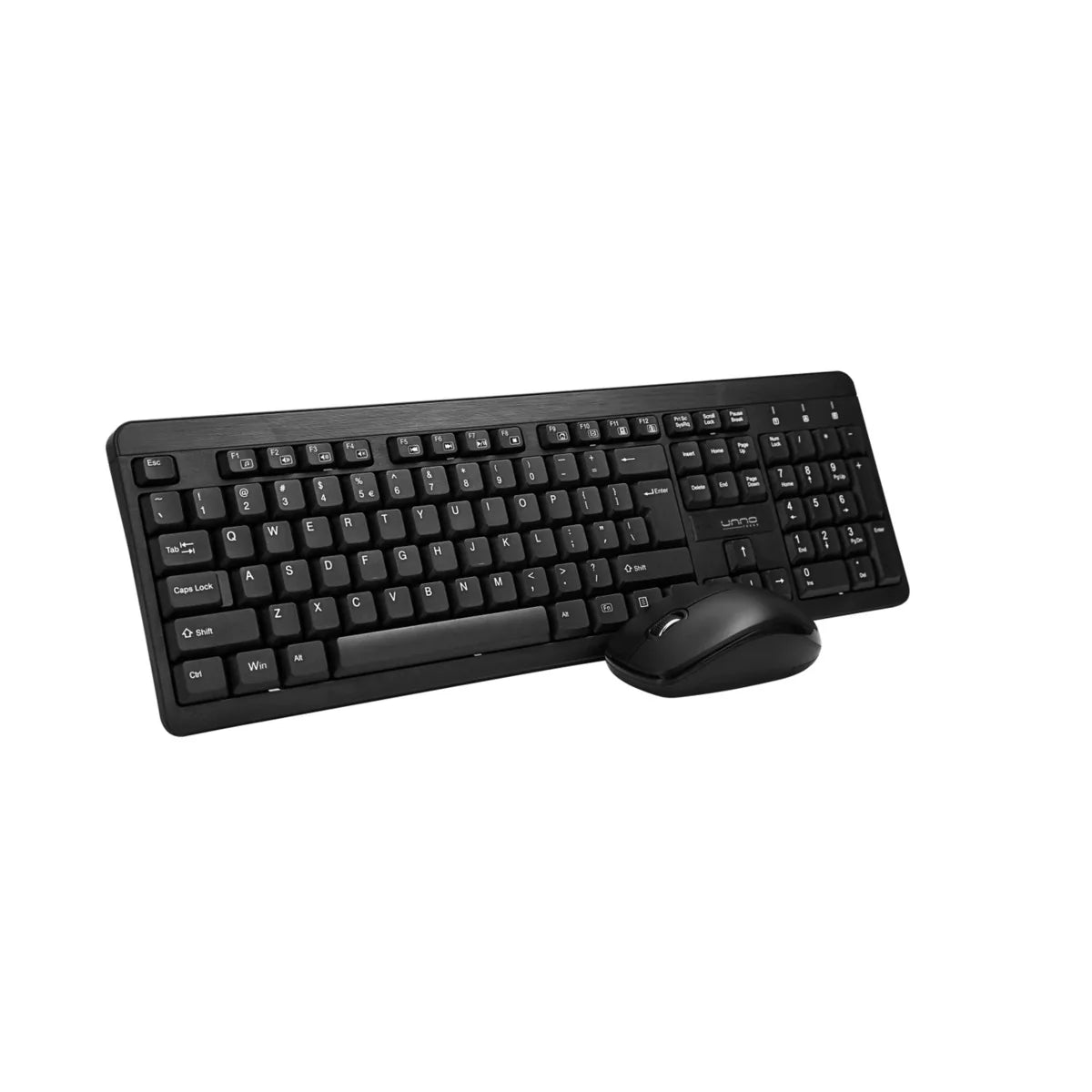 Combo Teclado y Mouse UNNO TEKNO Inalámbrico KB6741BK.