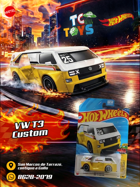 Hot Wheels VW T3 Custom Blanco.