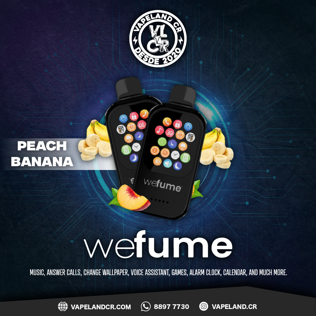 Wefume Peach Banana 30000 puffs.
