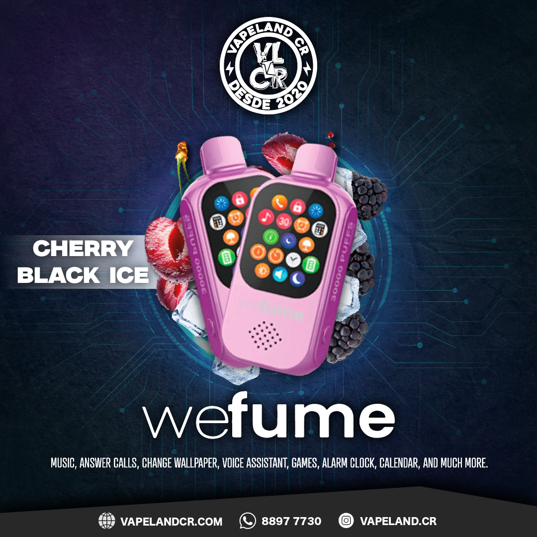 Wefume Cherry Black Ice 30000 puffs.