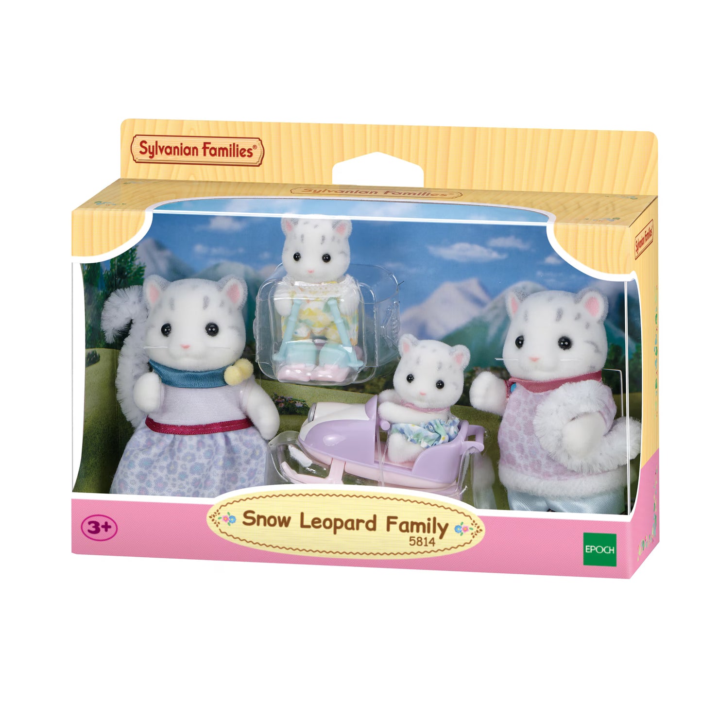 Sylvanian Families Familia de Leopardos de las Nieves.