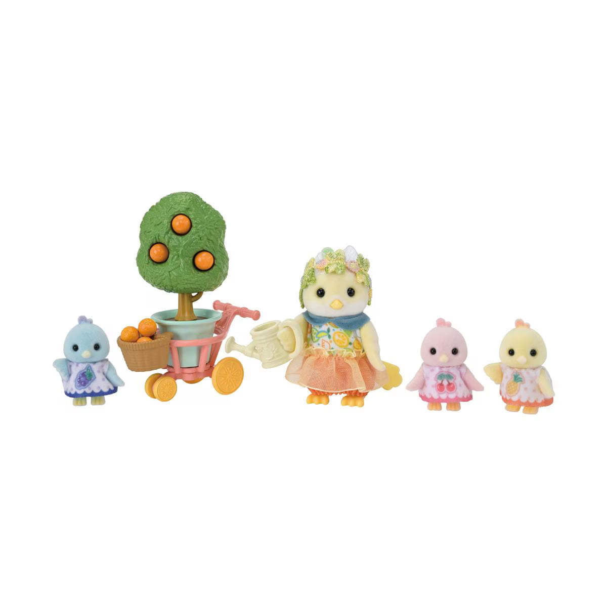 Sylvanian Families Familia de Pájaros de los Cítricos.