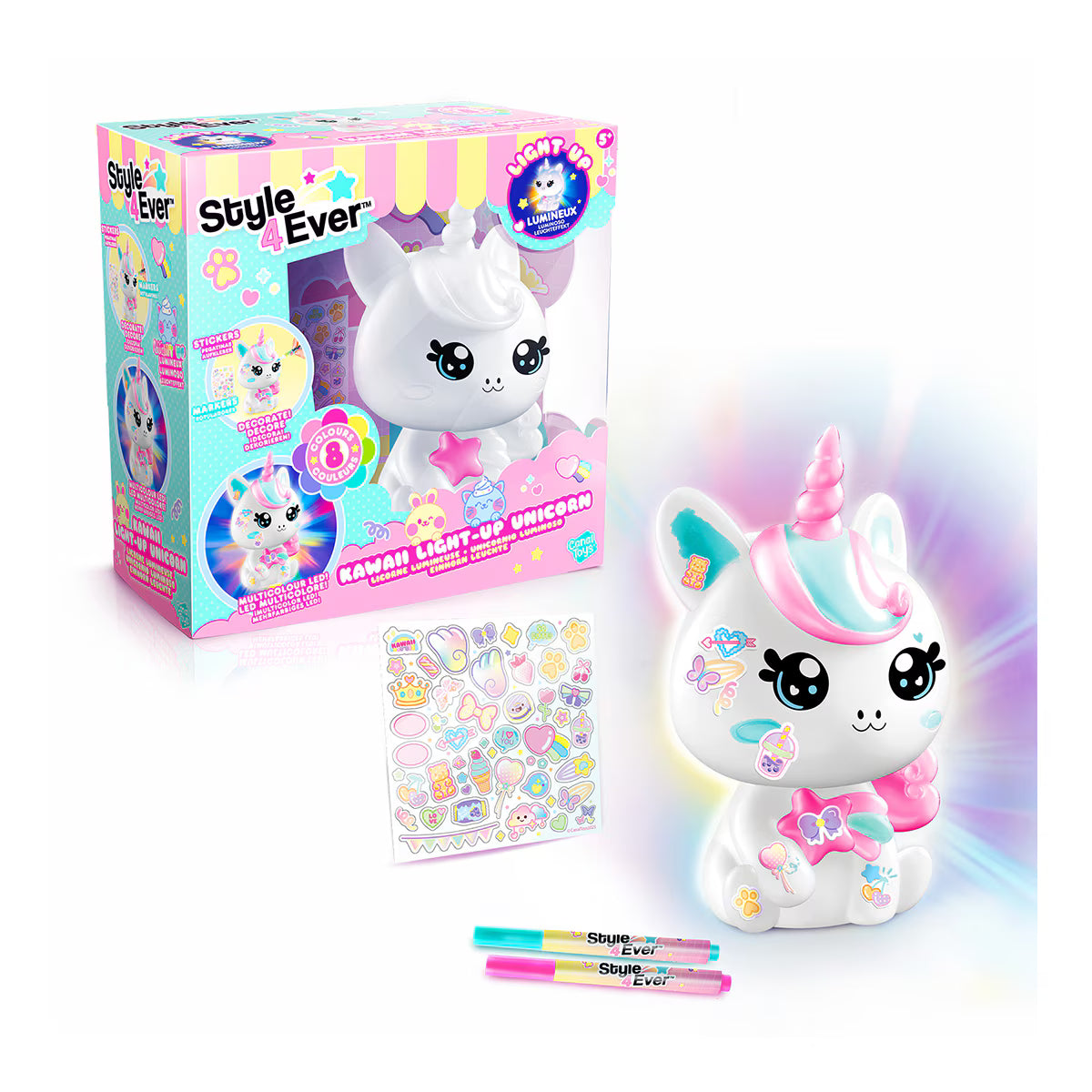 Lampara de Figura de Unicornio para Decorar Canal Toys.