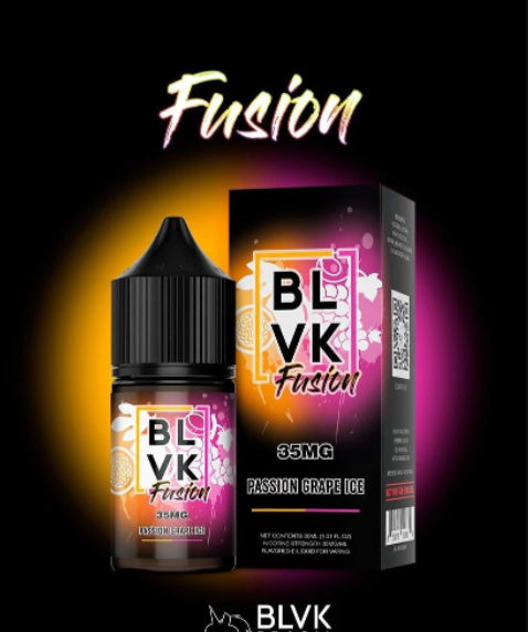 BLVK Fusion Passion Grape Ice 50mg.