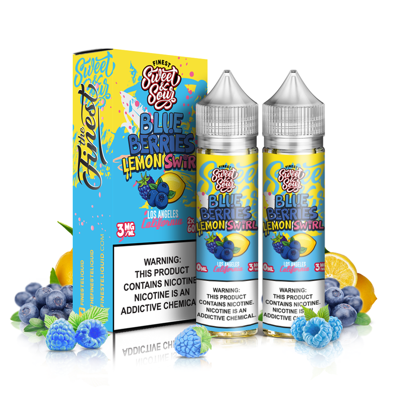 Finest Blue Berries Lemon Swirl 3mg y 6mg.