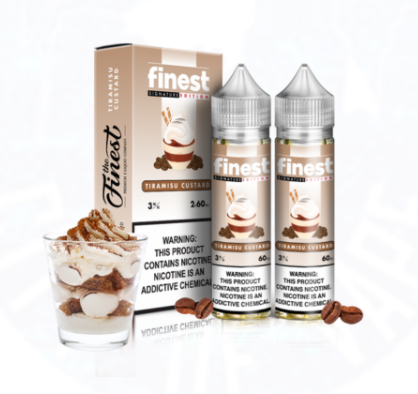 Finest Tiramisu Custard 3mg y 6mg.