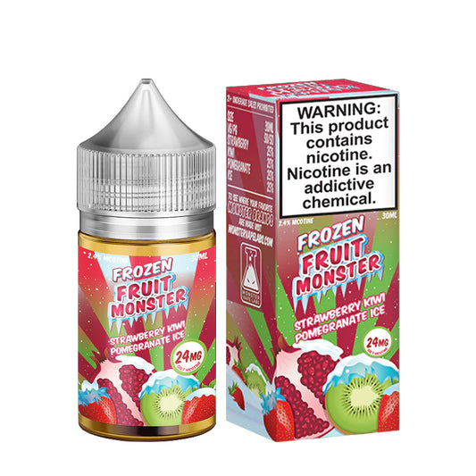 Frozen Fruit Monster Salts Strawberry Kiwi Pomegranate Ice 48mg.