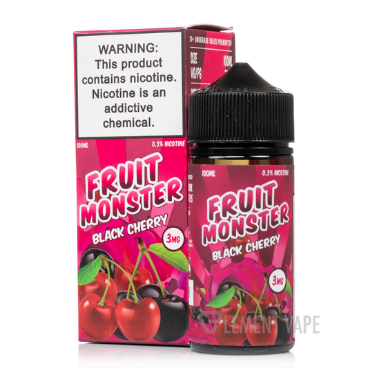 Fruit Monster Black Cherry 0mg, 3mg y 6mg.