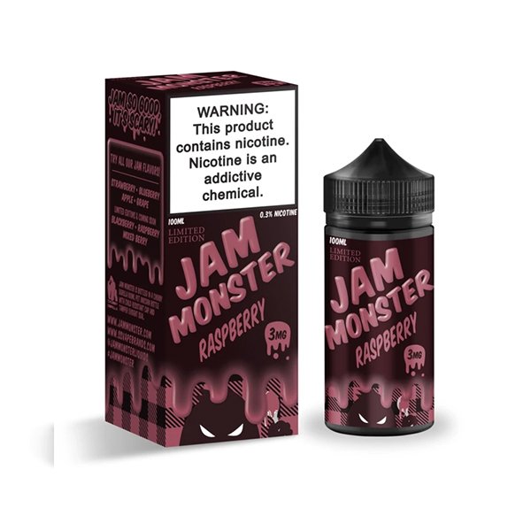 Jam Monster Raspberry 3mg y 6mg. – TC SOLUCIONES